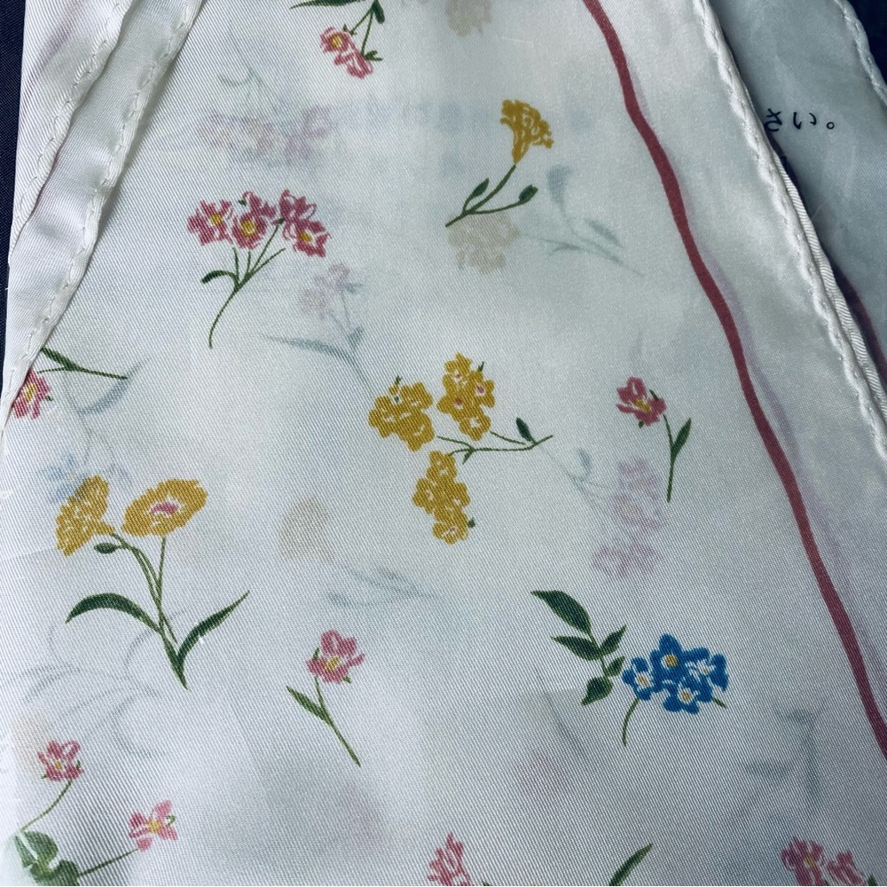Coach Diamond Floral Print Scarf - Picture 3 of 3